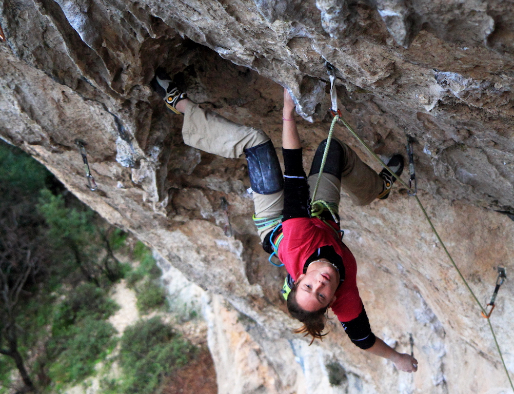 Escalade sur paroi