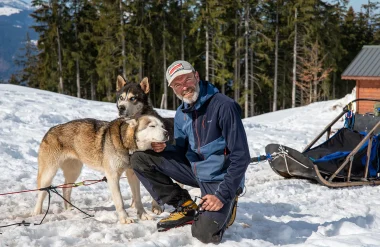 Ludovic Gloanec et sa meute de huskys