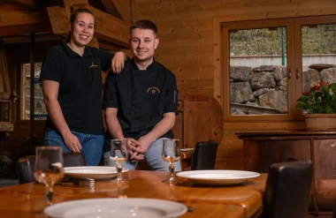 Léa et Corentin, les gérants du Petit Fourneau